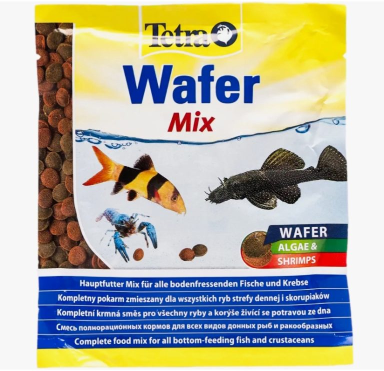 TetraWafer Mix Корм д/любых видов донных рыб и ракообразных 15г (пластинки)