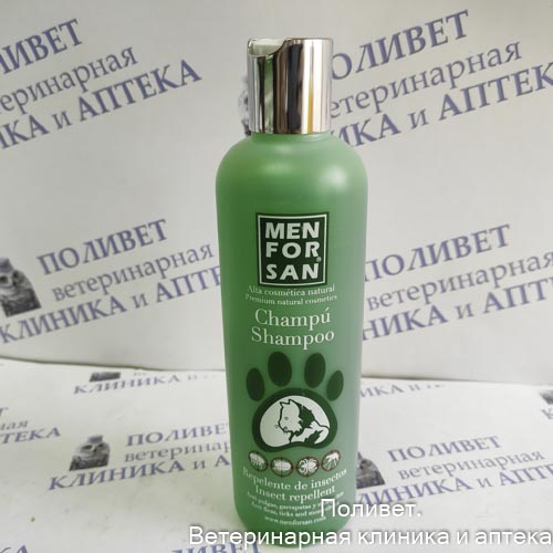 Menforsan Natural шампунь д/кошек от насекомых 300мл