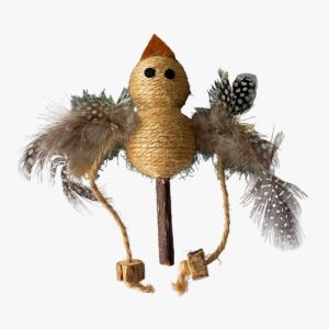 BONITAPET Игрушка для кошек "Птичка на палке" 18 см (BP02014)