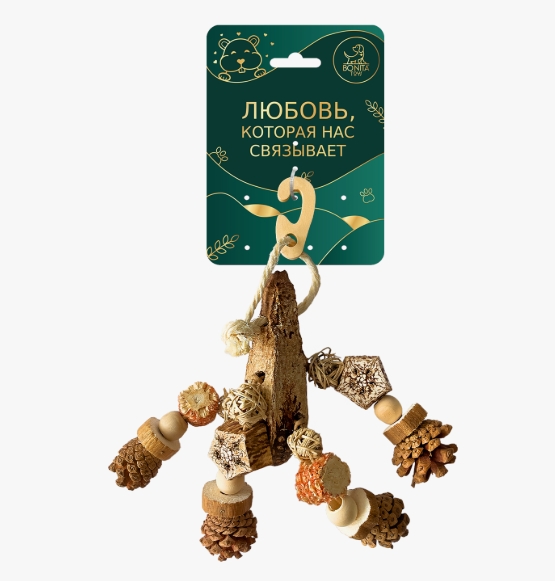 BONITAPET Игрушка для мелких животных "Крабик" 15х10см BP02043