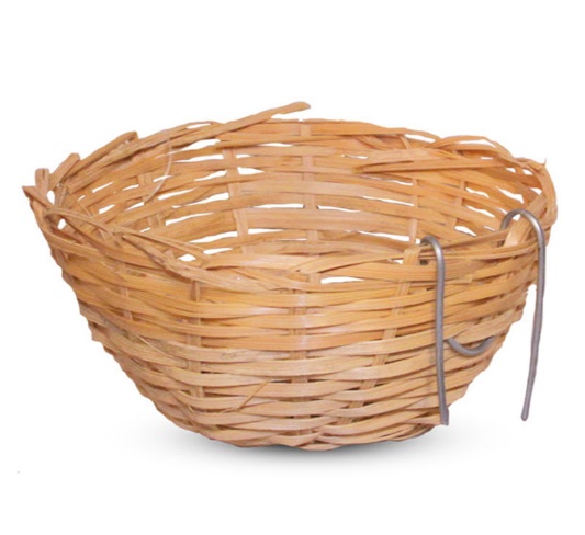 Гнездо NATURAL для птиц из лозы, d90*65мм, Triol