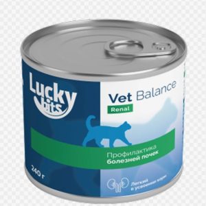 Консервы д/кошек Lucky bits Renal профилактика при хронич. почечной недостаточности 240г Лаки битс