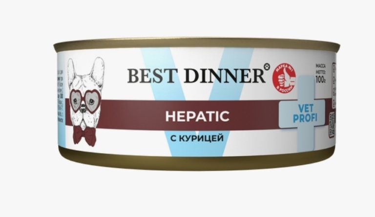 Бест Диннер Vet Profi Hepatic Паштет для собак с курицей 100 гр 7464