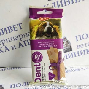 Жевательный снек DENT со вкусом ягненка (для средних собак)