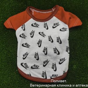 Футболка собачья размер S длина спины 29см,обхват груди 40-44см
