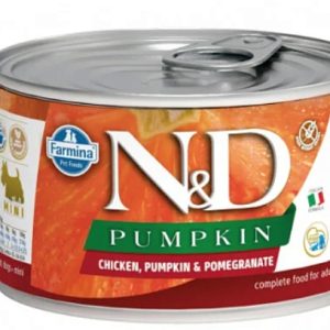 Фармина N&D DOG CHICKEN, PUMPKIN&POMEGRANATE Puppy mini Консервы д/щенков мелких пород 140г Курица с