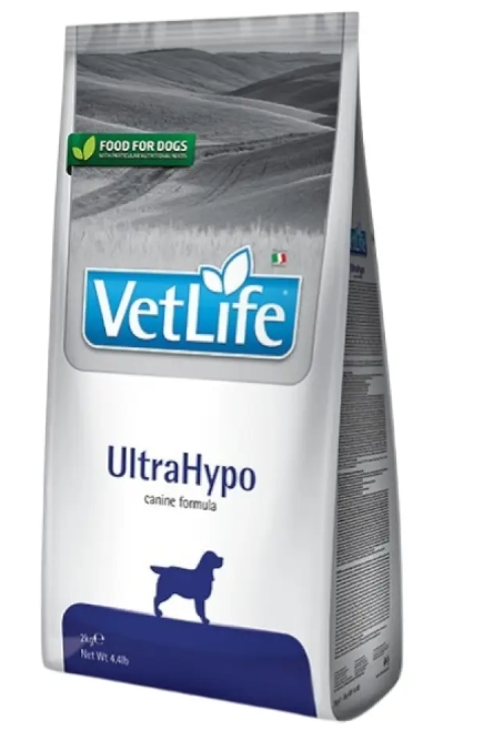 Фармина Vet Life ULTRAHYPO Корм для собак ультрагипоаллергенный 2кг (5296)