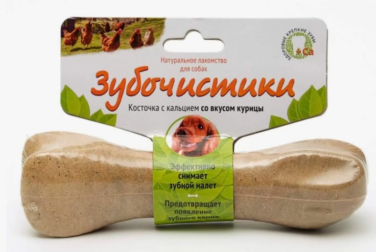 Лакомства Зубочистики д/собак средних пород Курица 95г 1шт