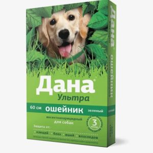 Дана Ультра ошейник д/собак 60см зеленый