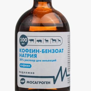 Кофеин-бензоат натрия р-р д/инъекций 20% 100мл