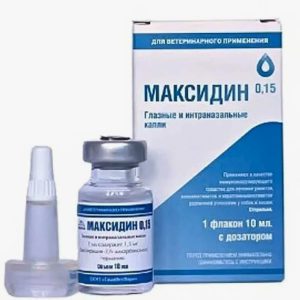 Максидин гл. и интраназал. капли 0,15% с дозатором, 10мл