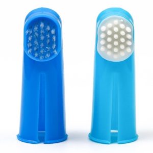 Набор щётка - напальчник и массажер для десен, микс цветов   2830616