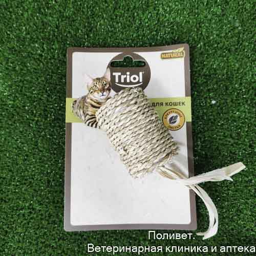 Игрушка NATURAL для кошек из кукурузных листьев "Бобина", 60/110мм, Triol 22171023