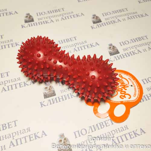Игрушка Гантель массажная 14см