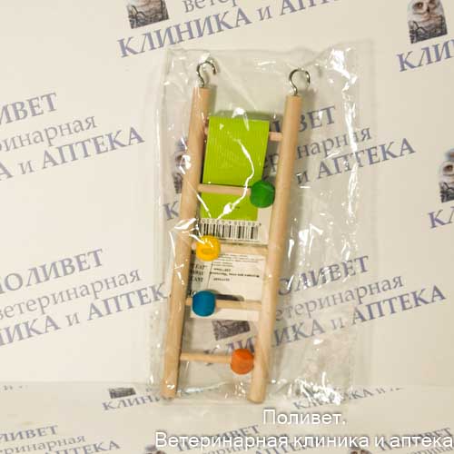 Игрушка для птиц "Лестница с шариками", 235*70мм, Triol 52171047