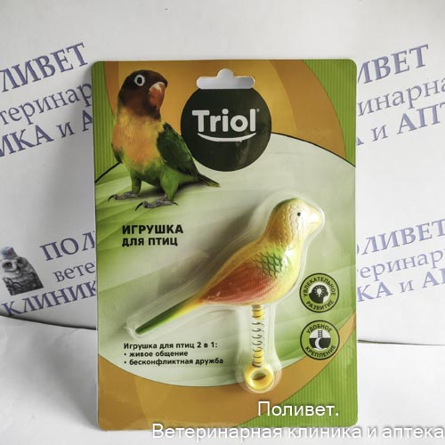 Игрушка для птиц "Птичка", 125*34*119мм, Triol