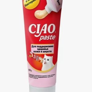INABA Paste паста для кошек для поддержания здоровья кожи и шерсти Куриное филе 80г Инаба RU1404