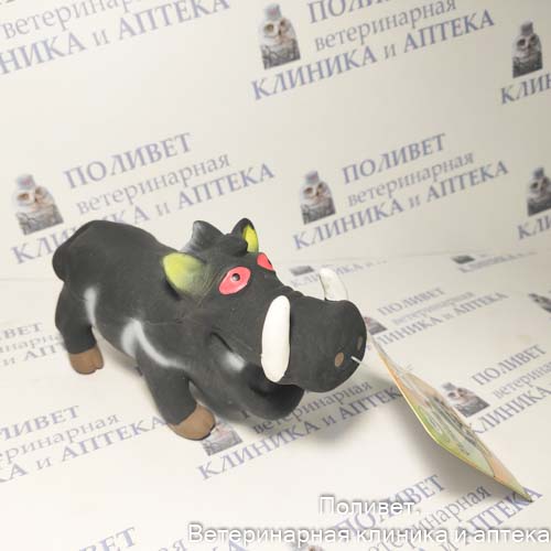 Игрушка для собак из латекса Кабан хрюкающий, 170мм, Triol