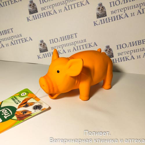 Игрушка для собак из латекса "Поросенок хрюкающий", 160мм Triol