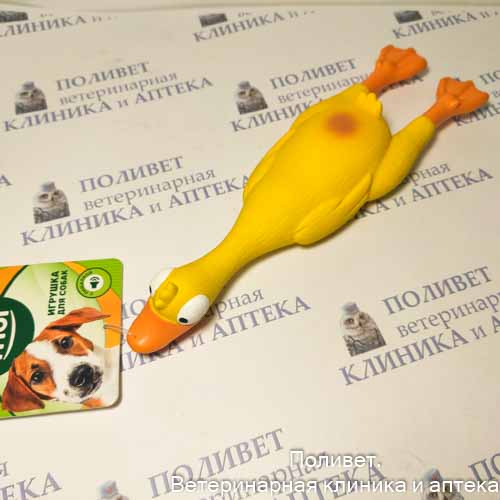 Игрушка для собак из латекса "Утка", 245мм, Triol 12151058