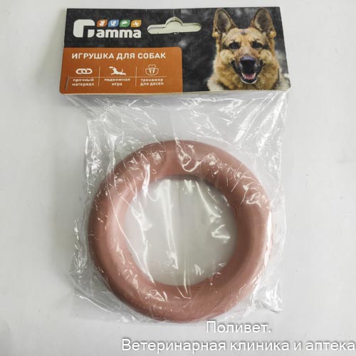 Игрушка для собак из резины "Кольцо малое", 100мм, Gamma 12192002