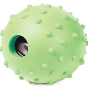 Игрушка для собак из цельнолитой резины "Мяч с колокольчиком", 50мм, Triol