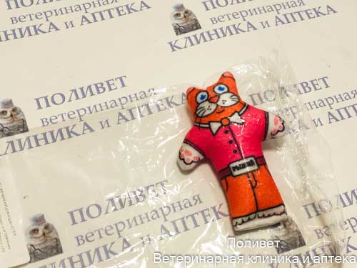 Игрушка Котик с валерьяной для кошек