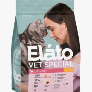 Elato Holistic Vet Special Urinary полнорационный сухой диетический корм д/котов и кошек 300г Курица