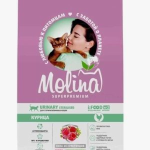 Молина корм д/взрослых стерилизованных кошек Курица 1,5кг