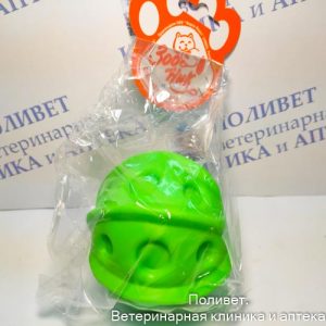 Игрушка Мяч Космос (пластикат 9.5см) Зооник, салатовый