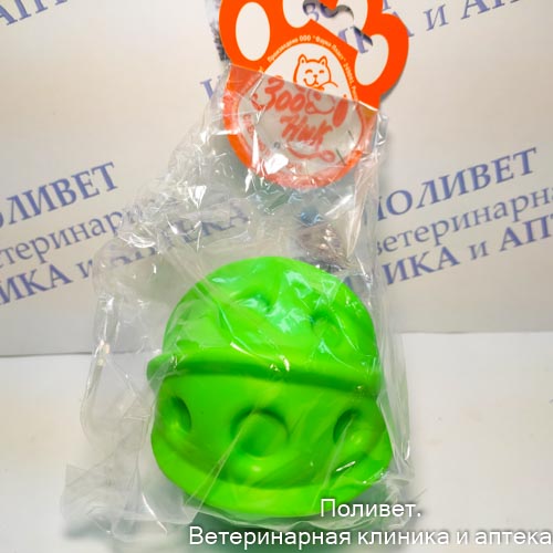 Игрушка Мяч Космос (пластикат 9.5см) Зооник, салатовый