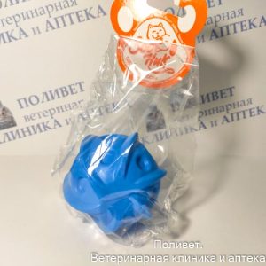 Игрушка Мяч Космос (пластикат 9.5см) Зооник, синий