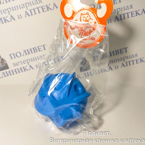 Игрушка Мяч Космос (пластикат 9.5см) Зооник, синий