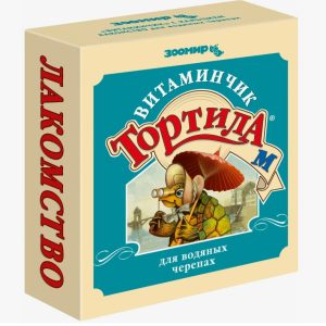 ТОРТИЛА М "Витаминчик" с кальцием для водяных черепах, 30г