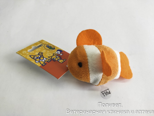 Игрушка Рыбка Немо говорящая для кошек 8,5см