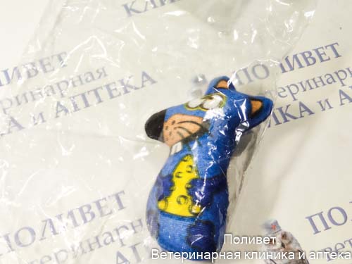 Игрушка Таксюша, Мышь и Сардинка с валерианой 10см