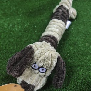 Игрушка текстильная "Пес", 24 х 8 см, коричневая 9192450