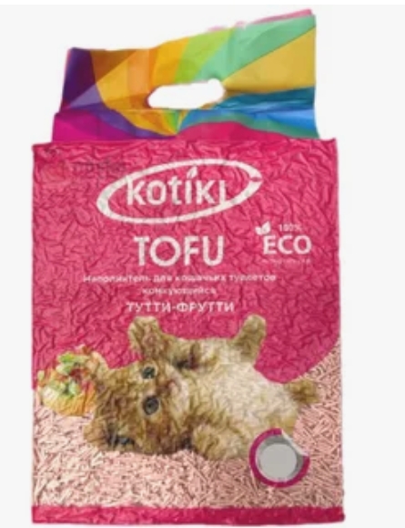 Котики Наполнитель Тофу, Тутти Фрутти 6л