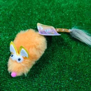 Игрушка для Кошек "Лисичка-пищалка" Оранжевая GoSi