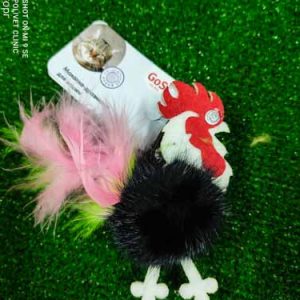 Игрушка для Кошек "Петух Виссарион" Натуральная норка GoSi