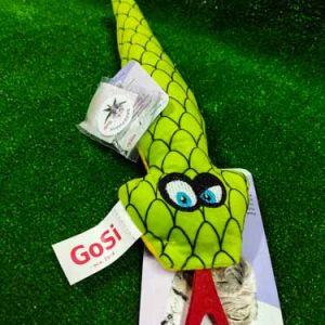 Игрушка для кошек "Змея ТЕРЕЗА зеленая" с валерианой 45см GoSi