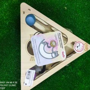 Открытая игровая платформа для кошек "Треугольник"-M с шариками и игрушкой GoSi