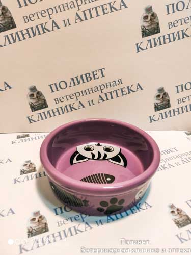 Миска керамическая Котофей 0,25л Triol 30231033