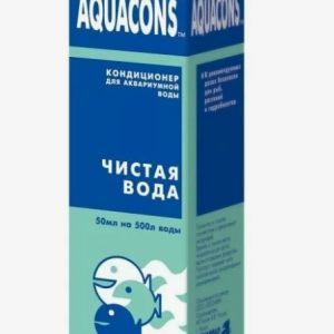 Акваконс кондиционер чистая вода д/аквариумной воды 50мл