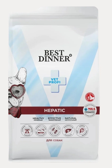 Бест Диннер Vet Profi HEPATIC сухой корм для собак 2 кг 75120
