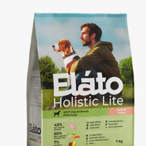 Elato Holistic Lite корм д/взр. собак всех пород и привередливых 7кг Кролик и Индейка (8865)