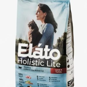 Elato Holistic Lite корм д/кастрир. котов и стерилиз. или малоактивных кошек 1,5кг Ягненок и Индейка