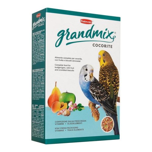 Padovan Grandmix Cocorite Корм д/волнистых попугаев основной 1кг