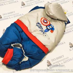 Комбинезон зимний Marvel Капитан Америка S, размер 25см Triol 12211391