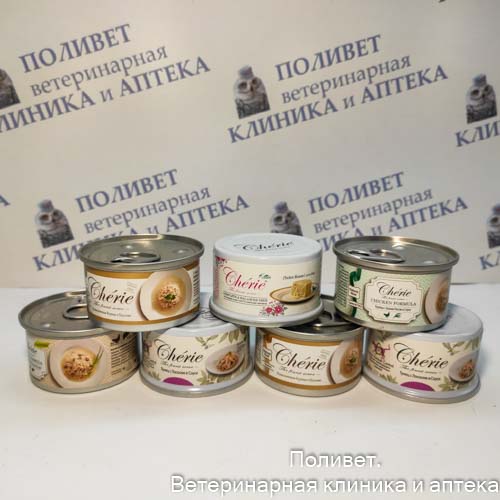 Консервы для кошек Pettric Курица рубленая с куриной печенью в соусе 80г (1323)